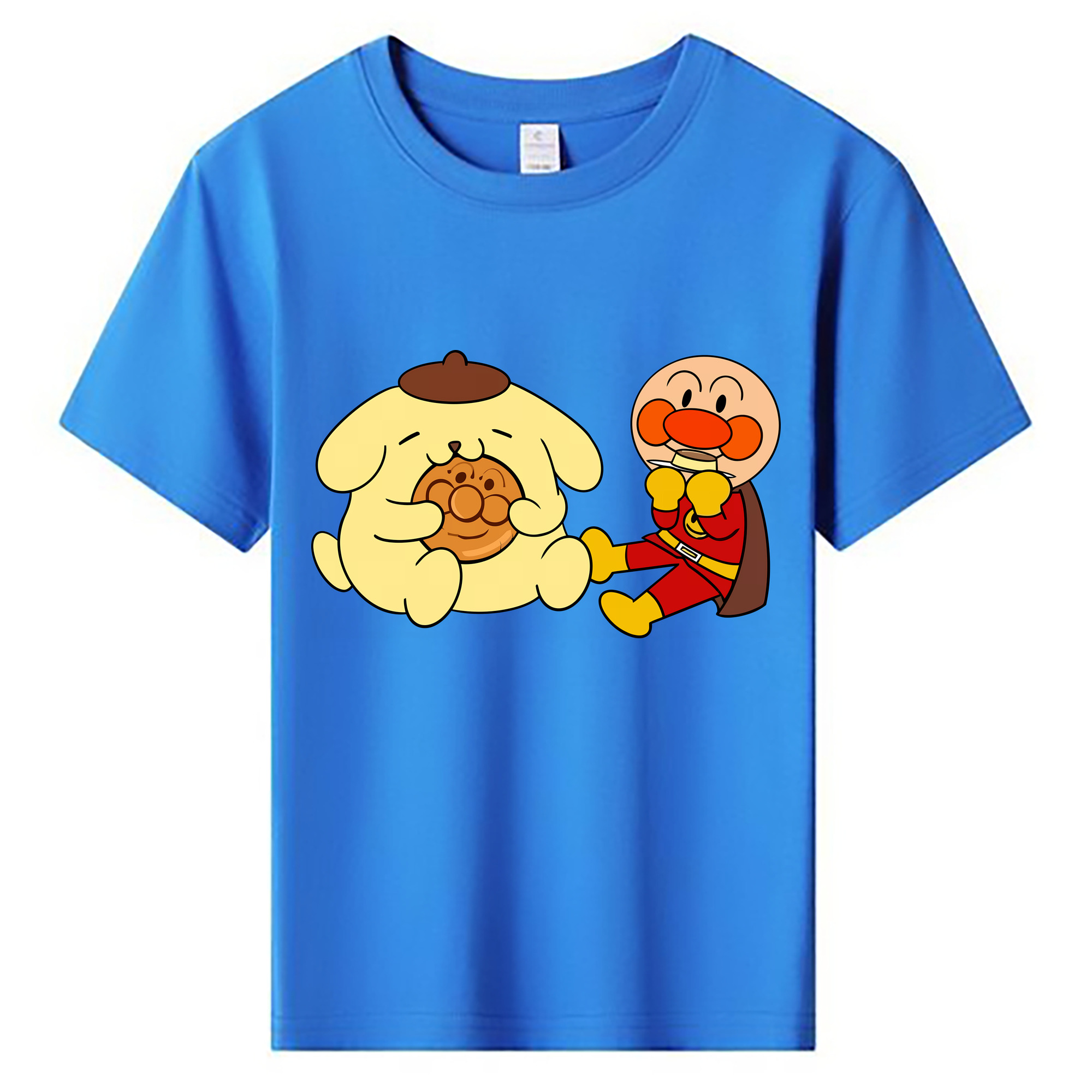 （画像用） アンパンマン Anpanman 綿100％キッズTシャツ（フロントプリント）